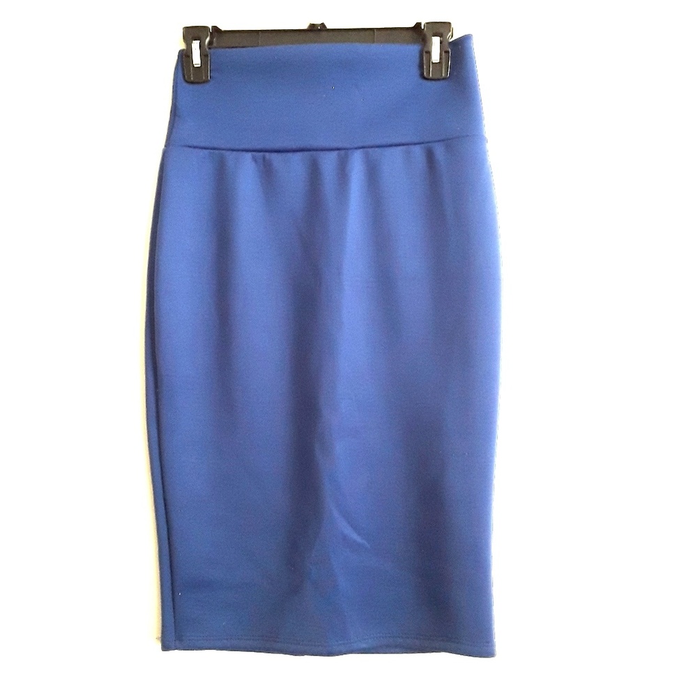 Sapphire High Waist Pencil Skirt